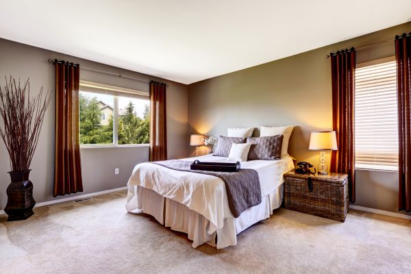 Bedroom Carpet Installation in Redding